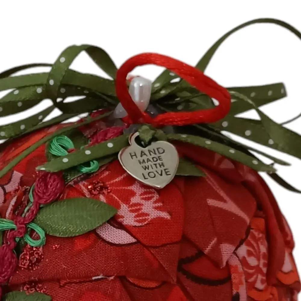 Hand Crafted folded fabric